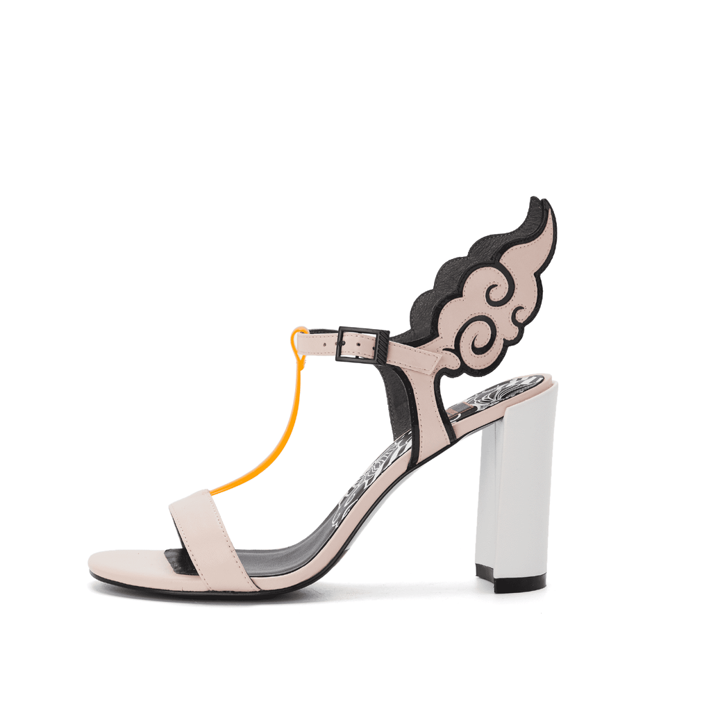 Ladies Ankle with Wings Heel Sandal 5247 Pink - House of Avenues - Designer Shoes | 香港 | 女Ã? House of Avenues