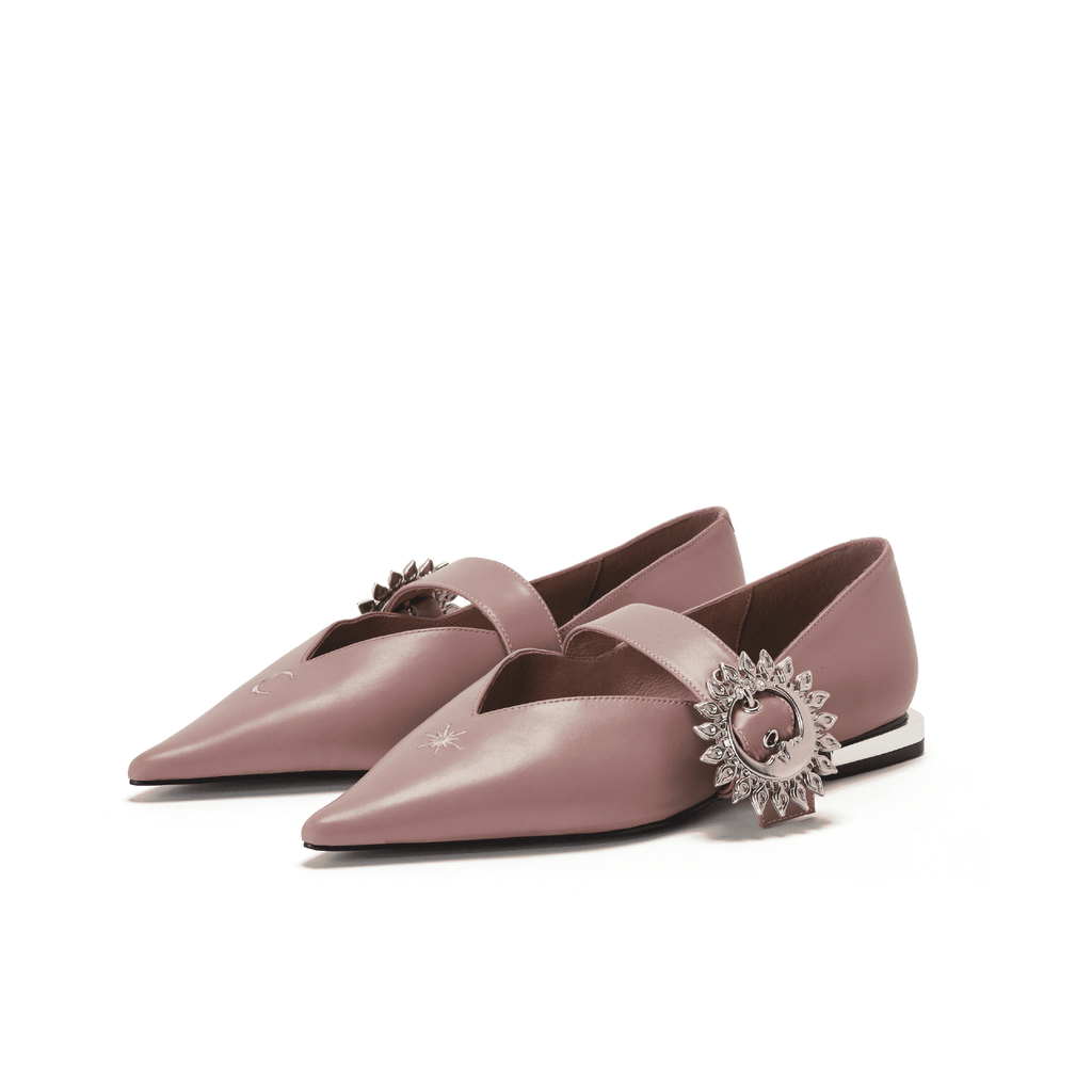 Ladies Mary Jane Flat Pumps 5421 Pink - House of Avenues - Designer Shoes | 香港 | 女Ã? House of Avenues