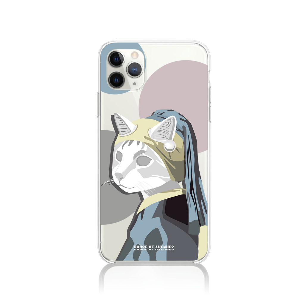 Original Design Phone Case - Cat with a Pearl Earring - Style B - House of Avenues - Designer Shoes | 香港 | 女Ã? House of Avenues