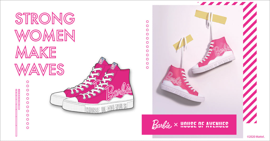 HOUSE OF AVENUES x BARBIE Crossover Shoes Sneakers Hong Kong Limited Edition