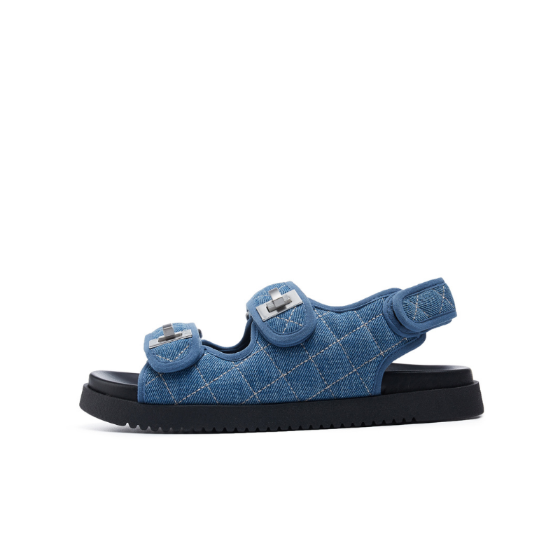 Denim Chunky Sandal 5704 Blue - House of Avenues - Designer Shoes | 香港 | 女Ã? House of Avenues