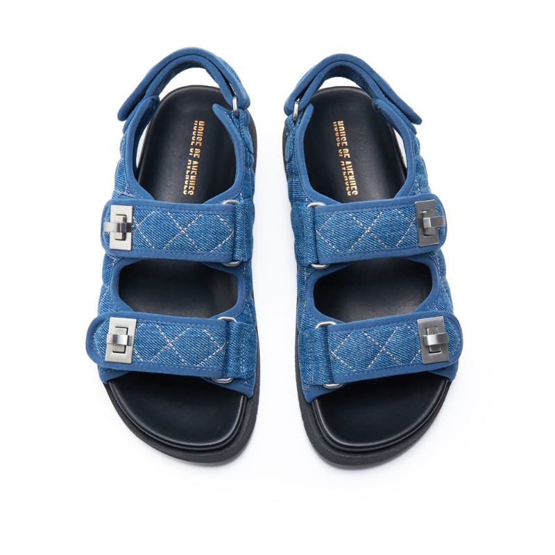 Denim Chunky Sandal 5704 Blue - House of Avenues - Designer Shoes | 香港 | 女Ã? House of Avenues