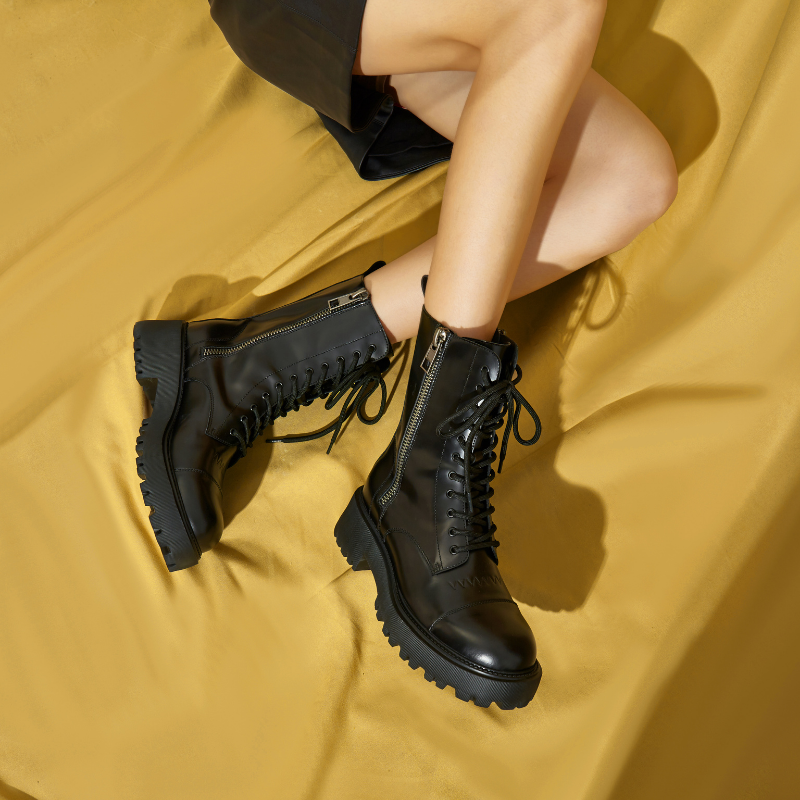Ladies Lace Up Bootie 5600 Black - House of Avenues - Designer Shoes | 香港 | 女Ã? House of Avenues