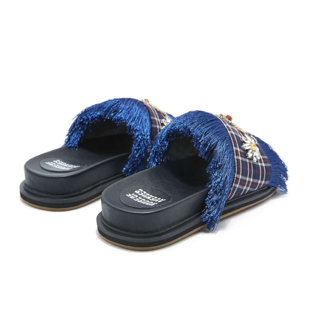 Ladies Bohemian Tassel Summer Slipper 4458 - House of Avenues - Designer Shoes | 香港 | 女Ã? House of Avenues