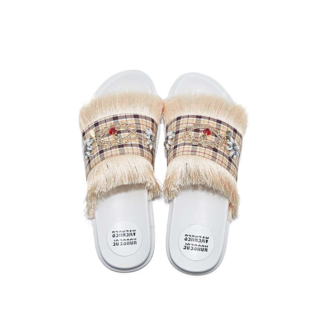 Ladies Bohemian Tassel Summer Slipper 4458 - House of Avenues - Designer Shoes | 香港 | 女Ã? House of Avenues