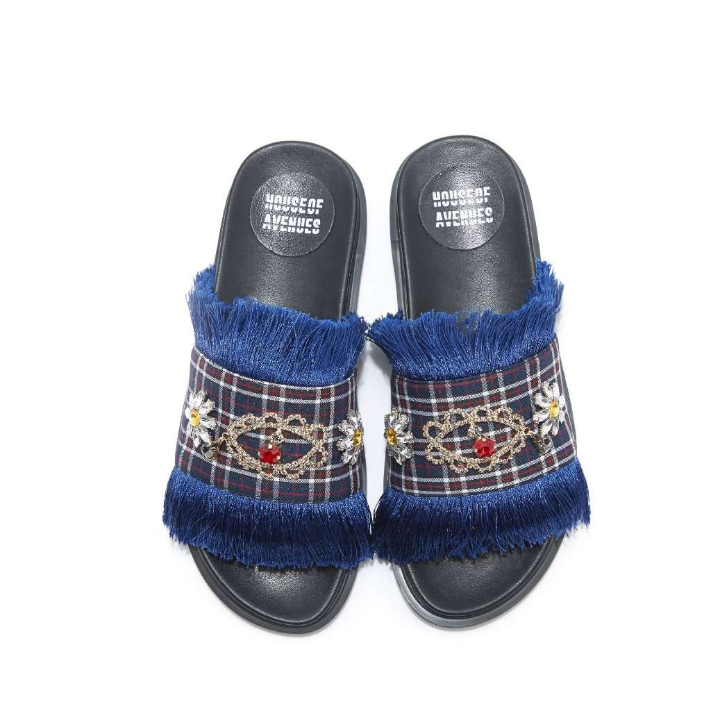 Ladies Bohemian Tassel Summer Slipper 4458 - House of Avenues - Designer Shoes | 香港 | 女Ã? House of Avenues