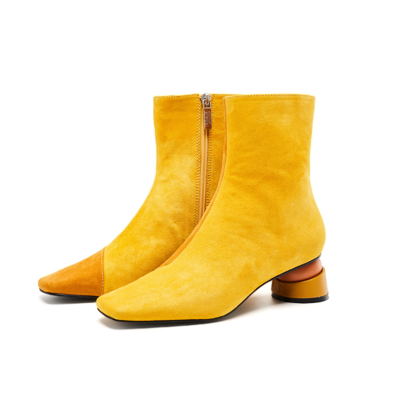 Ladies mustard boots sale