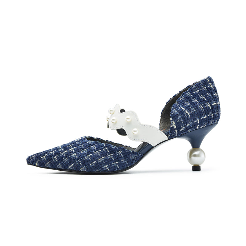 Awake My Soul Ladies' Mary Jane Heel Pumps 5633 Blue - House of Avenues - Designer Shoes | 香港 | 女Ã? House of Avenues