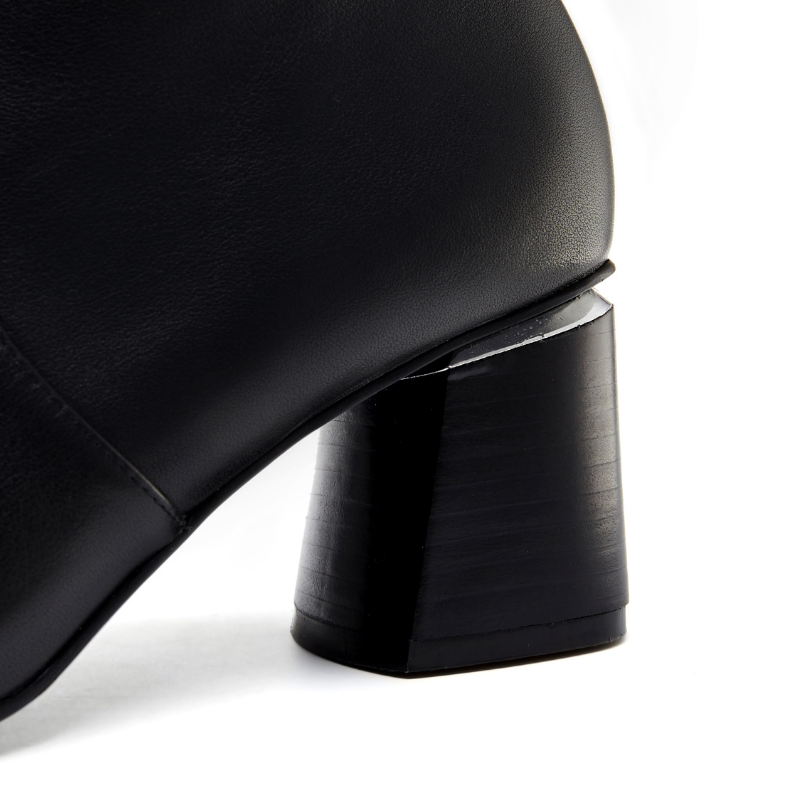 Ladies Basic Leather Bootie 5595 Black - House of Avenues - Designer Shoes | 香港 | 女Ã? House of Avenues