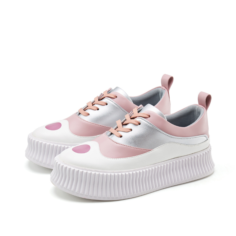 Ladies Color Block Platform Sneaker 5568 Pink - House of Avenues - Designer Shoes | 香港 | 女Ã? House of Avenues
