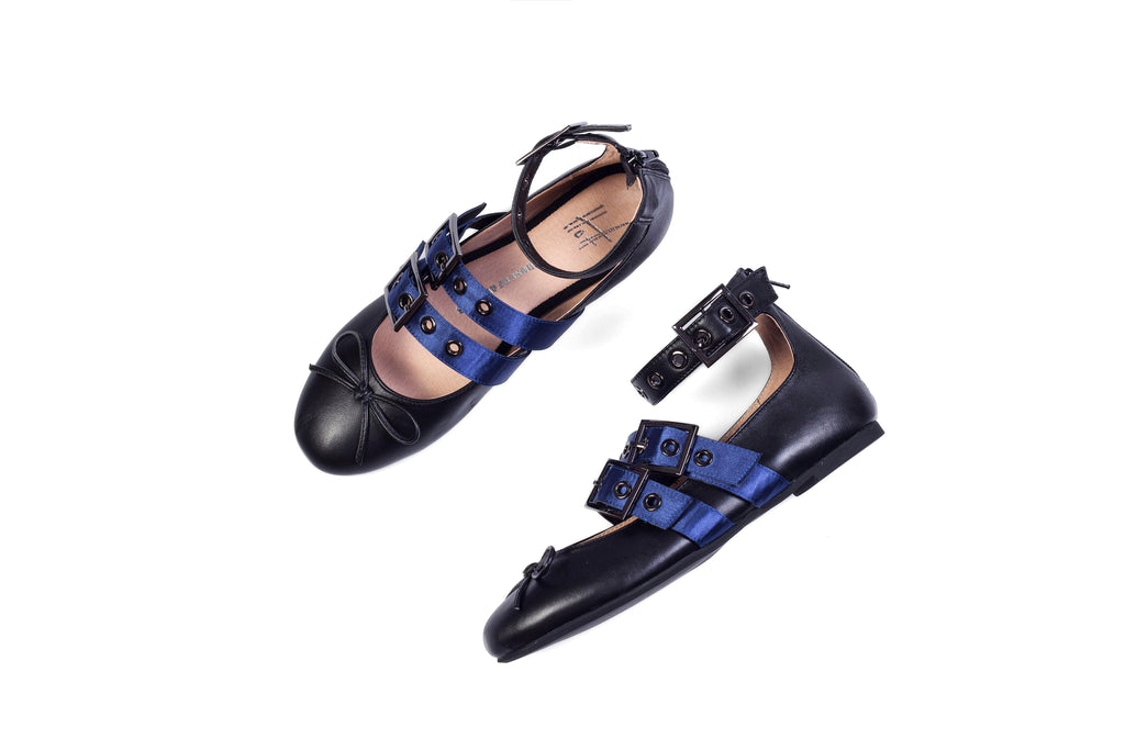 ladies Strappy Ankle Strap Ballerina 3933 - House of Avenues - Designer Shoes | 香港 | 女Ã? House of Avenues