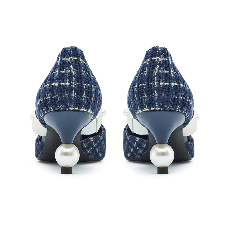 Awake My Soul Ladies' Mary Jane Heel Pumps 5633 Blue - House of Avenues - Designer Shoes | 香港 | 女Ã? House of Avenues