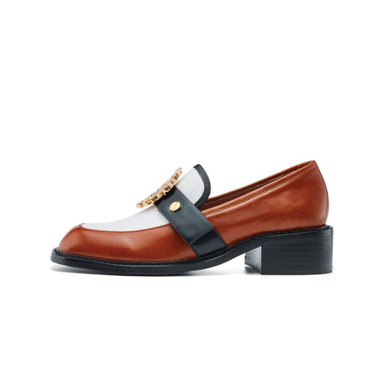 Silence Is Golden Ladies' Keyhole Loafer 5718 Brown - House of Avenues - Designer Shoes | 香港 | 女Ã? House of Avenues