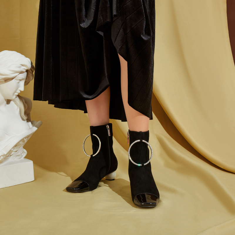 Ladies Ring Ankle Boots 5590 Black - House of Avenues - Designer Shoes | 香港 | 女Ã? House of Avenues