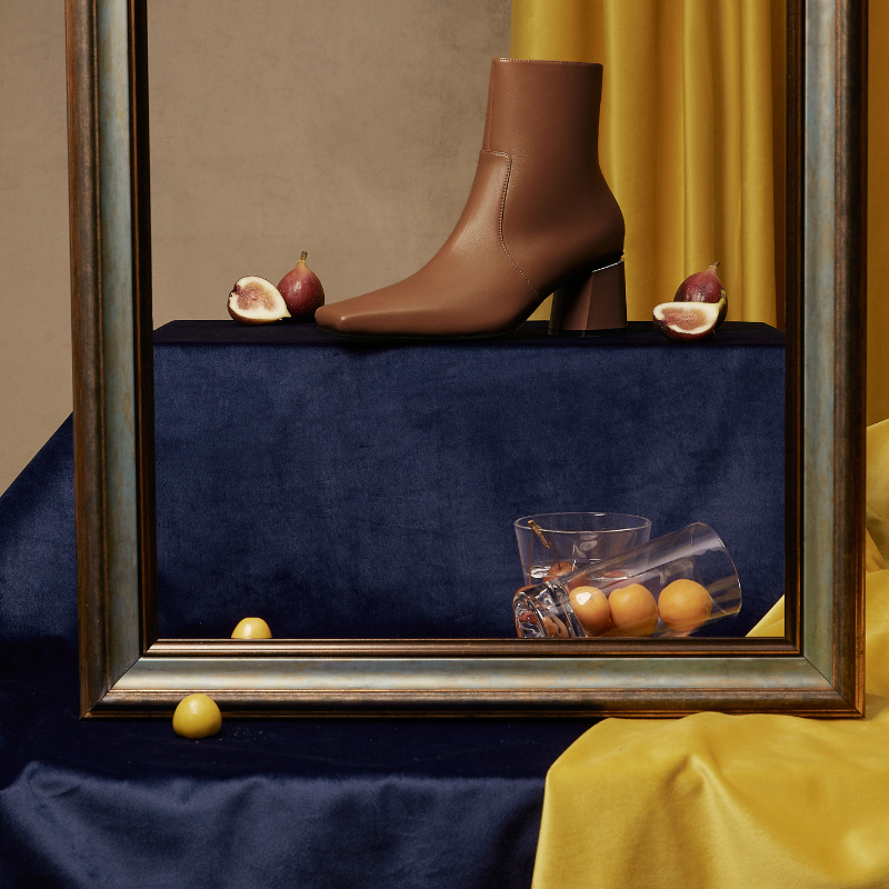 Ladies Basic Leather Bootie 5595 Brown - House of Avenues - Designer Shoes | 香港 | 女Ã? House of Avenues