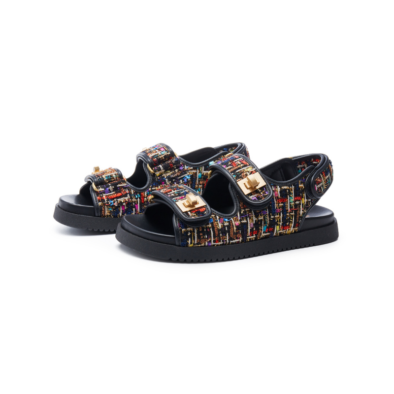 Colorful 2025 chunky sandals