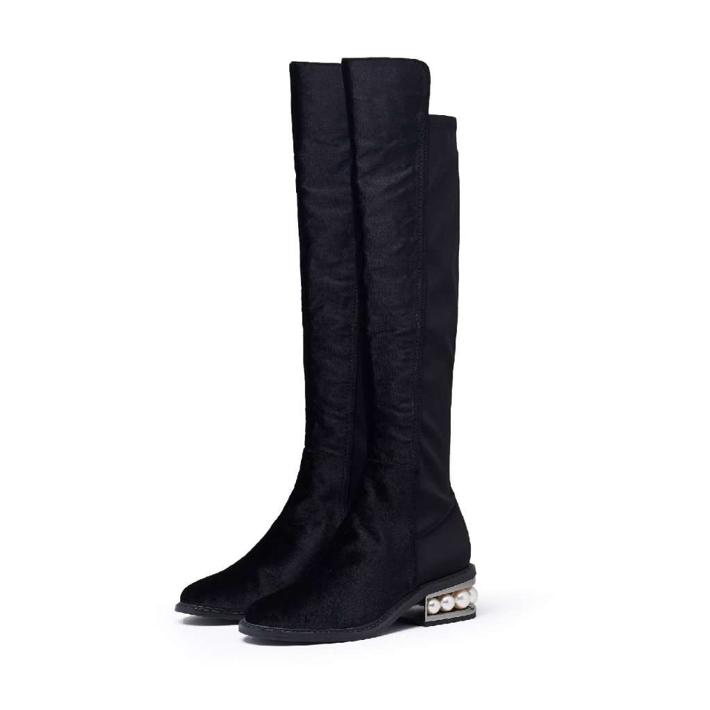 Ladies Stretchable Overknee Low Heel Boot s 4305 - House of Avenues - Designer Shoes | 香港 | 女Ã? House of Avenues