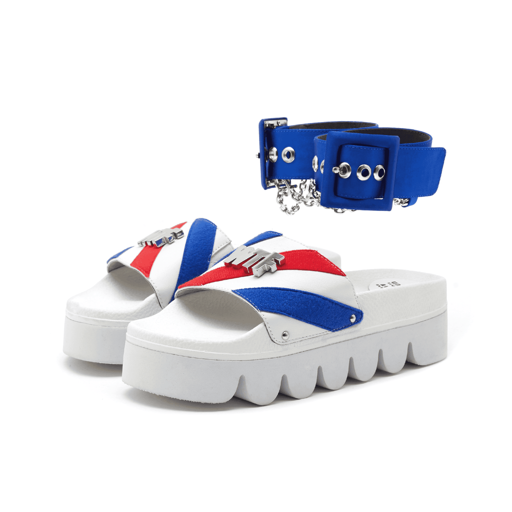 BE 100% YOU STRIPE SLIPPER 4403 - House of Avenues - Designer Shoes | 香港 | 女Ã? House of Avenues