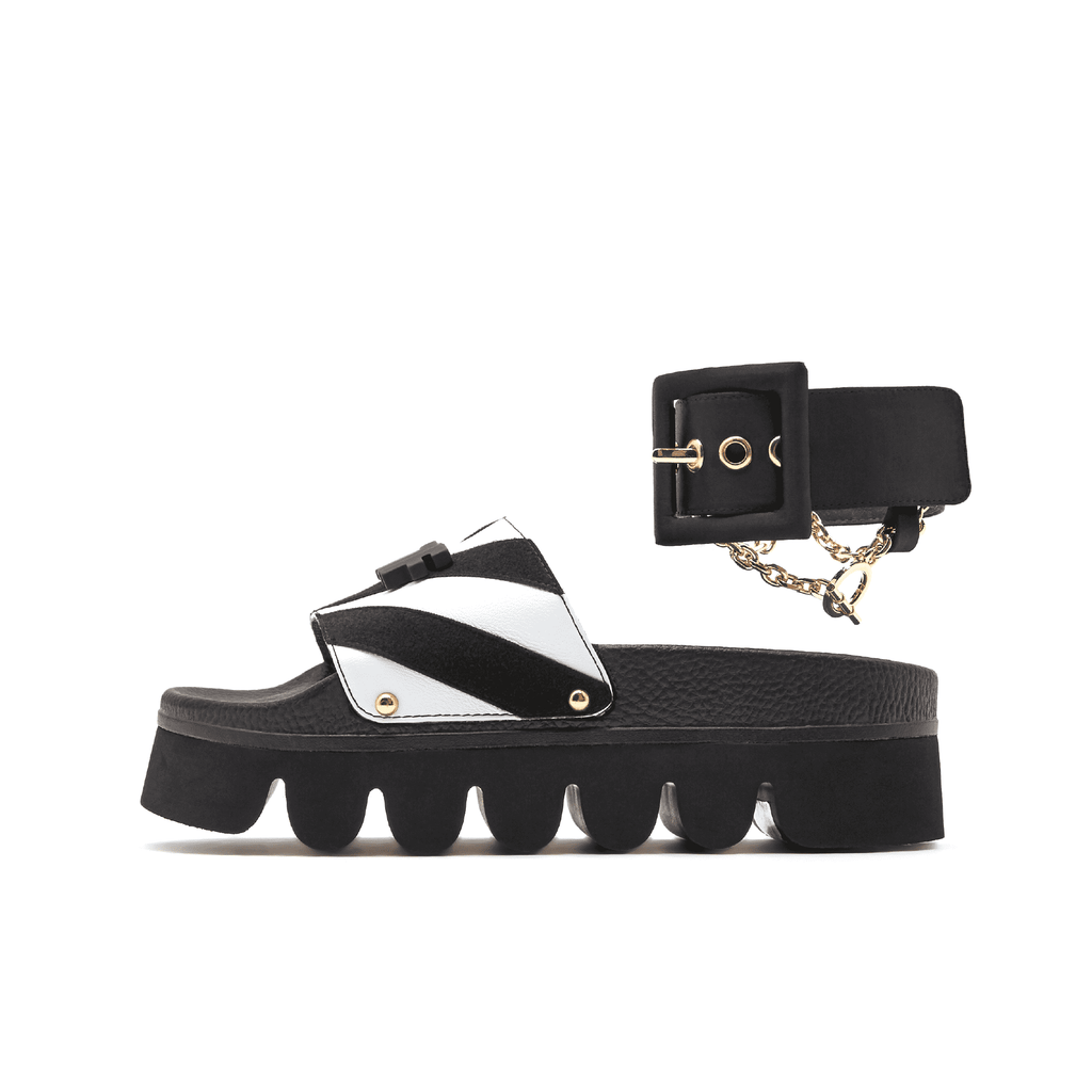 BE 100% YOU STRIPE SLIPPER 4403 - House of Avenues - Designer Shoes | 香港 | 女Ã? House of Avenues
