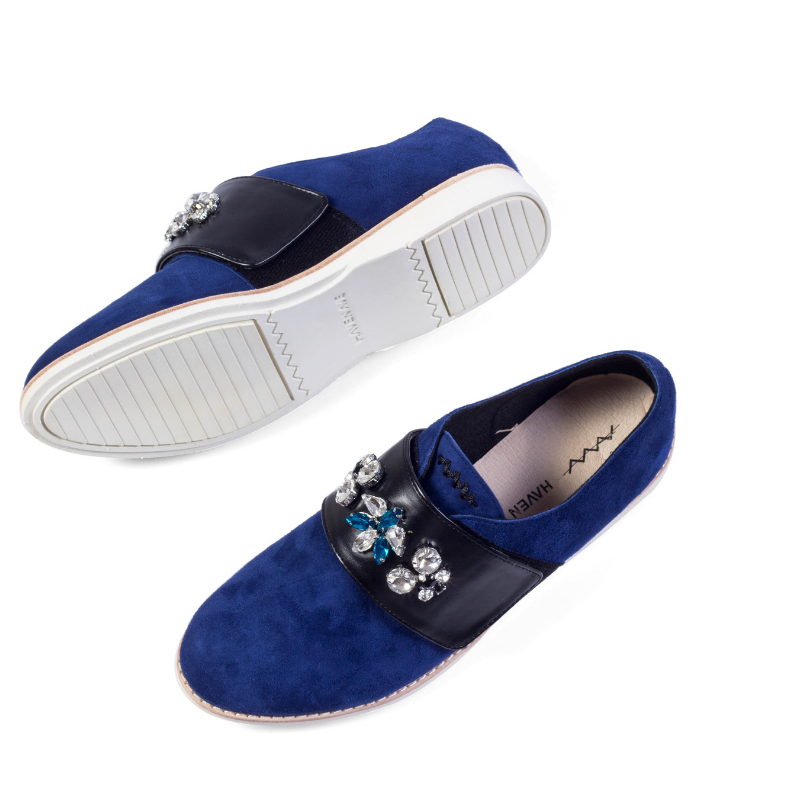 Ladies Casual Oxford HV01 BLUE - House of Avenues - Designer Shoes | 香港 | 女Ã? House of Avenues