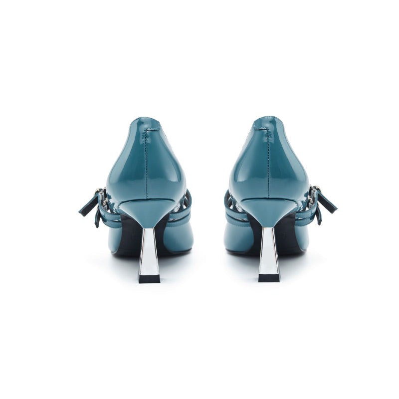 Awake My Soul Ladies' Mary Jane Heel Pumps 5726 Blue - House of Avenues - Designer Shoes | 香港 | 女Ã? House of Avenues