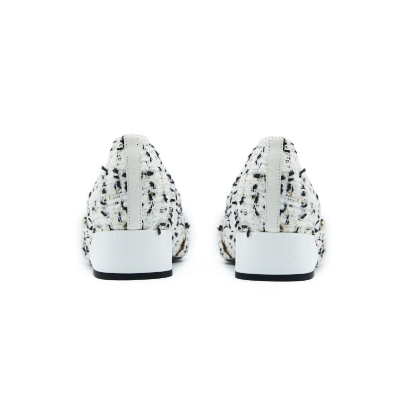 Awake My Soul Ladies' Woven Fabrics Loafer 5720 White - House of Avenues - Designer Shoes | 香港 | 女Ã? House of Avenues