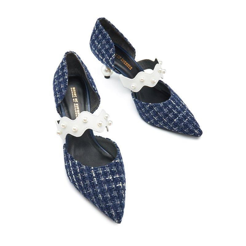 Awake My Soul Ladies' Mary Jane Heel Pumps 5633 Blue - House of Avenues - Designer Shoes | 香港 | 女Ã? House of Avenues