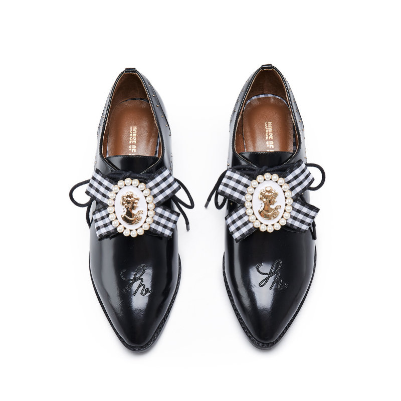 Ladies Retro Oxford 5555 Black - House of Avenues - Designer Shoes | 香港 | 女Ã? House of Avenues