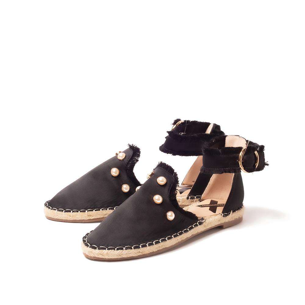 PEARL SATIN ESPADRILLE 5037 - House of Avenues - Designer Shoes | 香港 | 女Ã? House of Avenues
