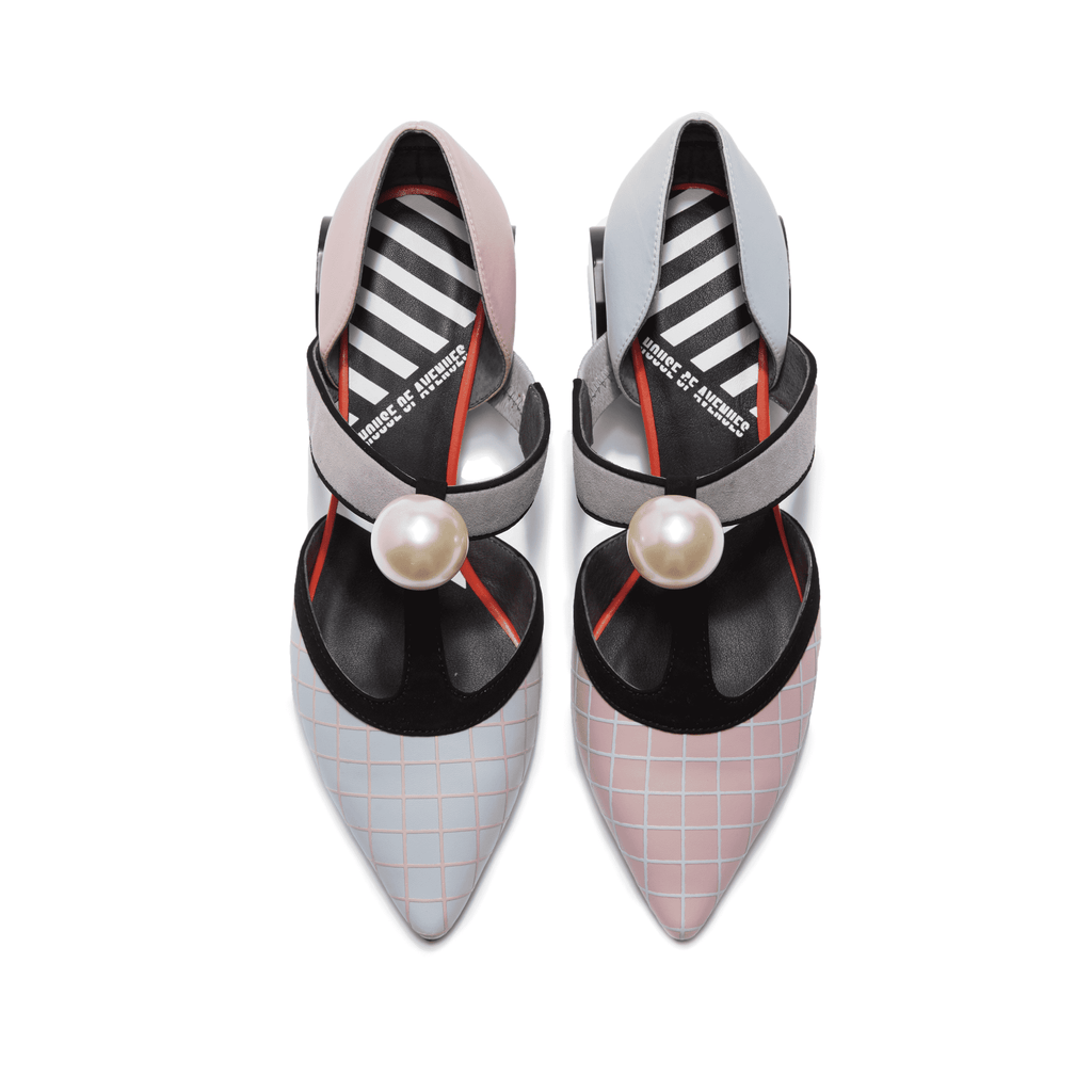 DOTS  T-STRAP PUMP WITH PEARL 5151 - House of Avenues - Designer Shoes | 香港 | 女Ã? House of Avenues