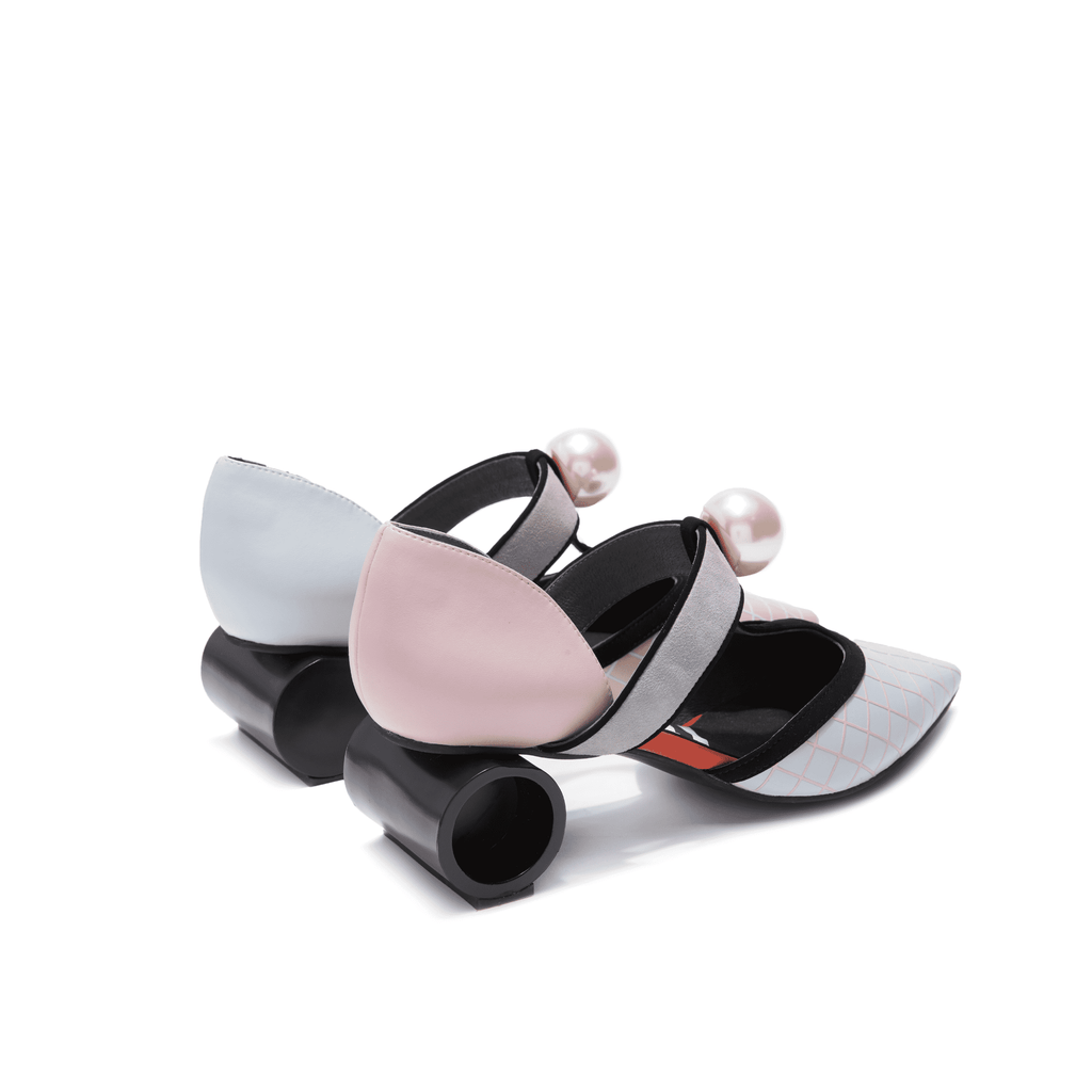 DOTS  T-STRAP PUMP WITH PEARL 5151 - House of Avenues - Designer Shoes | 香港 | 女Ã? House of Avenues