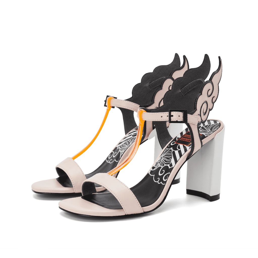 Ladies Ankle with Wings Heel Sandal 5247 Pink - House of Avenues - Designer Shoes | 香港 | 女Ã? House of Avenues