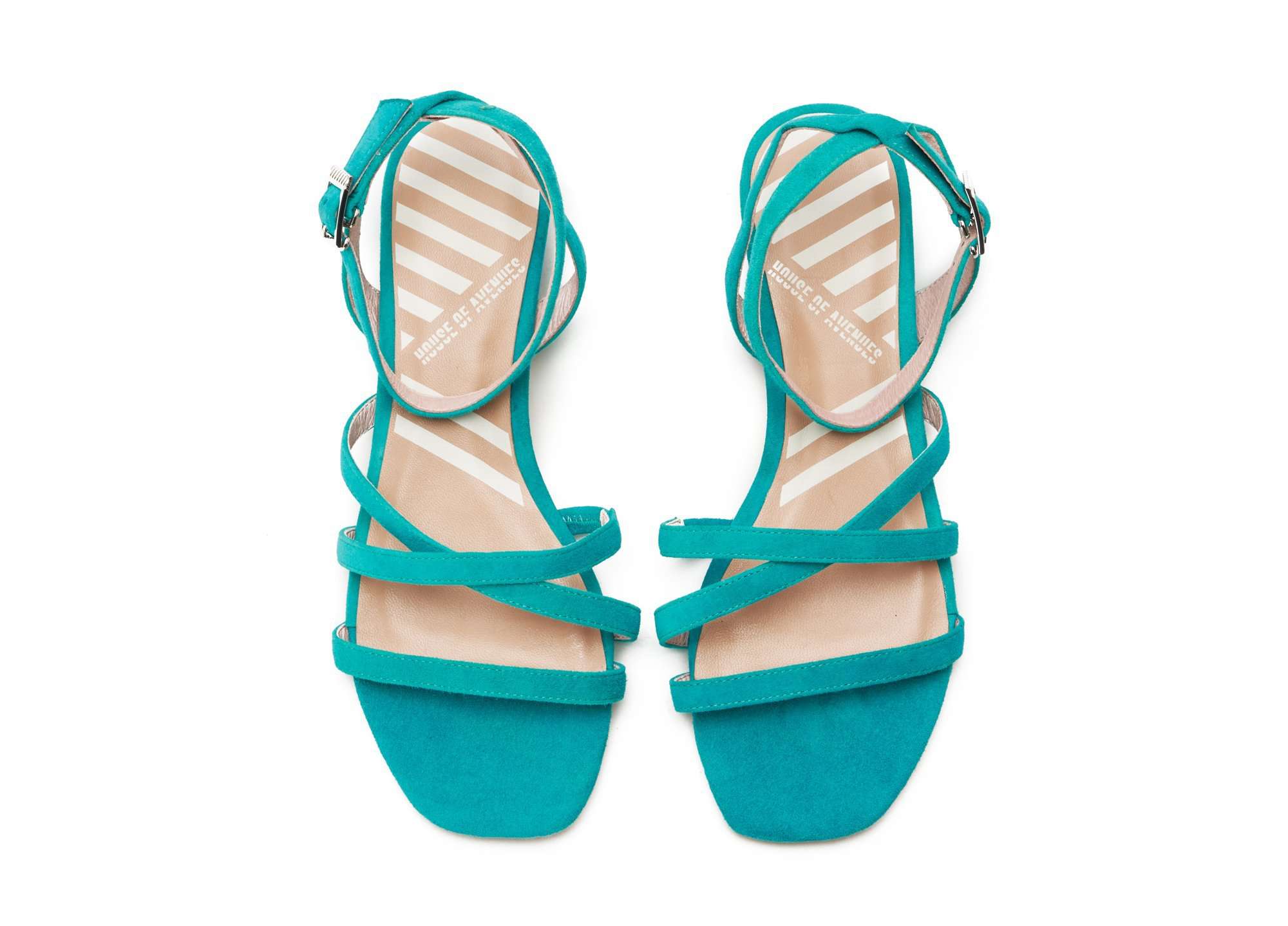 Authentic Roberto Cavalli Teal Satin Starfish Strappy Heels US7,5 EU37,5 |  eBay