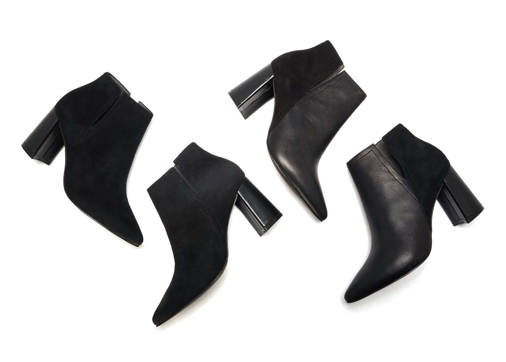 V-CUT BOOTIE 5431 (Black Suede) - House of Avenues - Designer Shoes | 香港 | 女Ã? House of Avenues