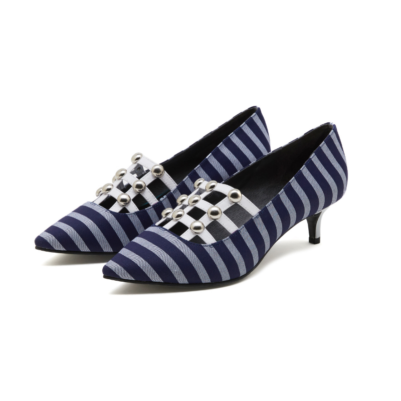 GROOVY BLOCKS STUDS PUMP 4415 - House of Avenues - Designer Shoes | 香港 | 女Ã? House of Avenues