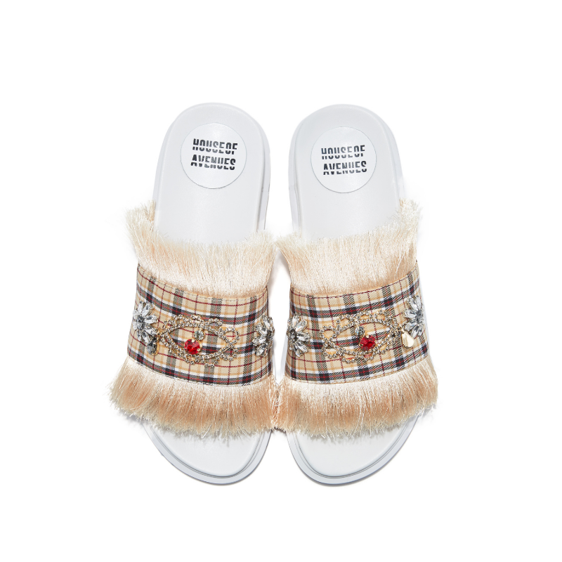 Ladies Bohemian Tassel Summer Slipper 4458 - House of Avenues - Designer Shoes | 香港 | 女Ã? House of Avenues