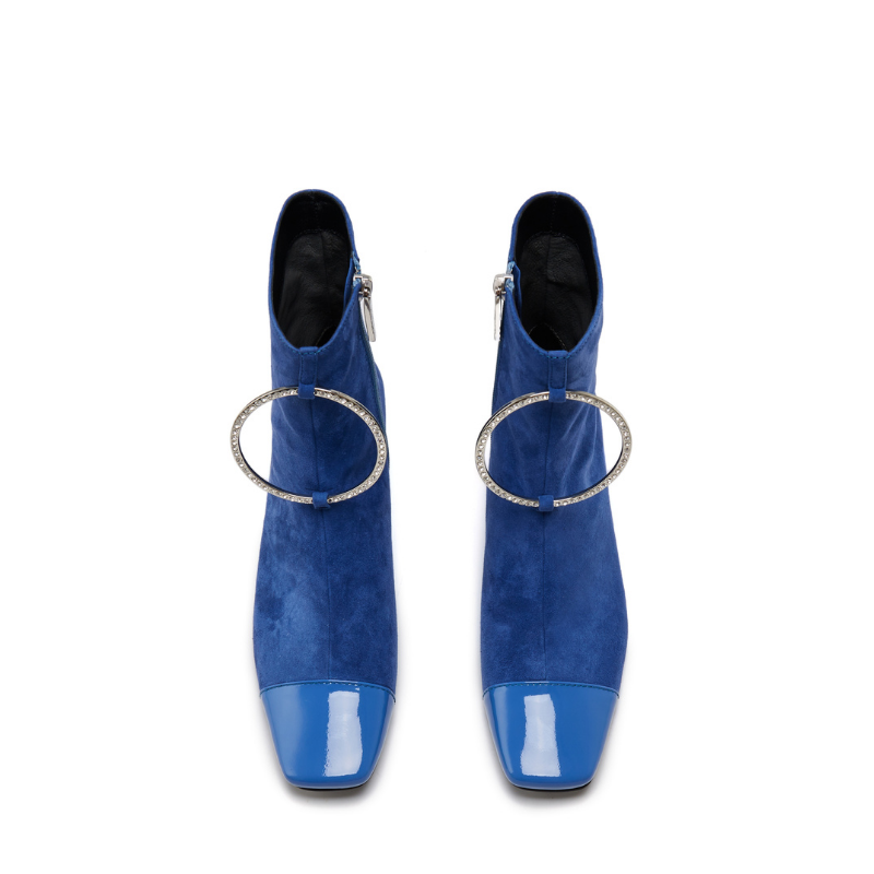 Ladies Ring Ankle Boots 5590 Blue - House of Avenues - Designer Shoes | 香港 | 女Ã? House of Avenues