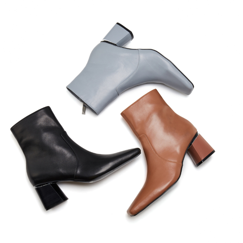 Ladies Basic Leather Bootie 5595 Brown - House of Avenues - Designer Shoes | 香港 | 女Ã? House of Avenues