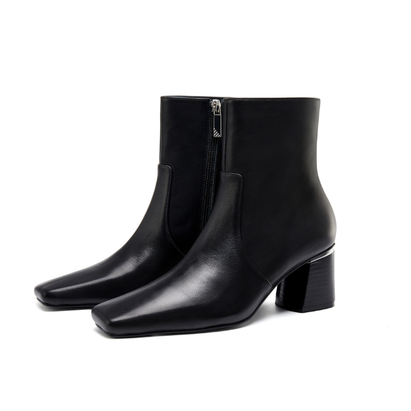 Ladies Basic Leather Bootie 5595 Black - House of Avenues - Designer Shoes | 香港 | 女Ã? House of Avenues