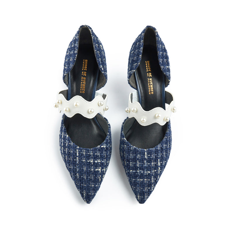 Awake My Soul Ladies' Mary Jane Heel Pumps 5633 Blue - House of Avenues - Designer Shoes | 香港 | 女Ã? House of Avenues