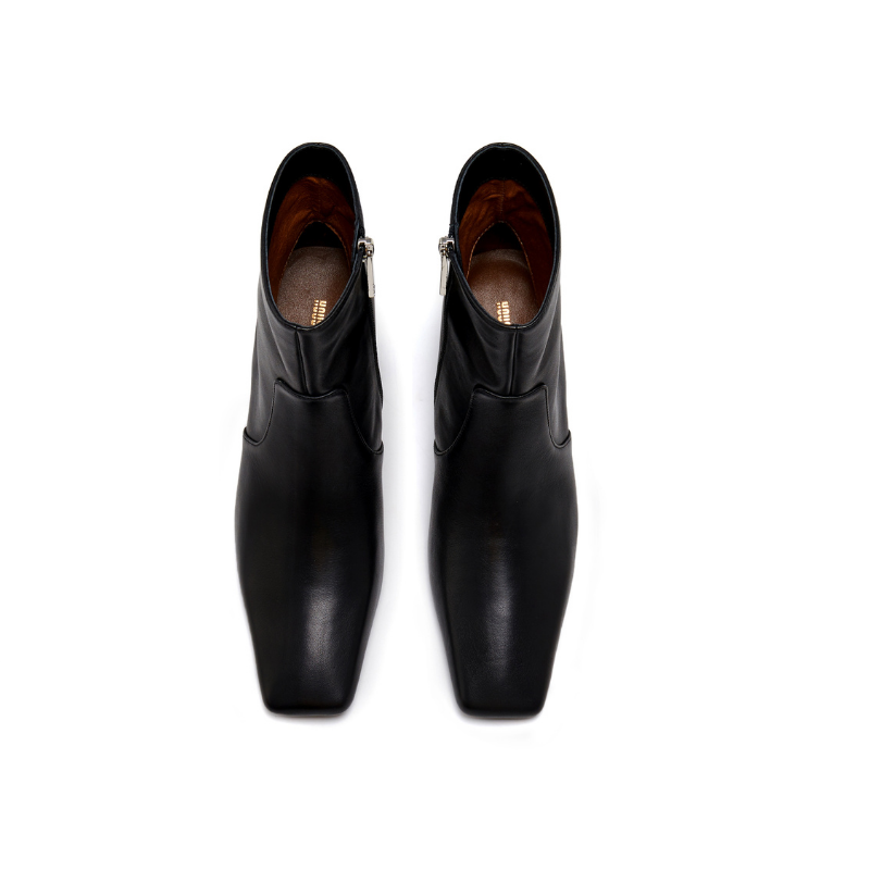 Ladies Basic Leather Bootie 5595 Black - House of Avenues - Designer Shoes | 香港 | 女Ã? House of Avenues
