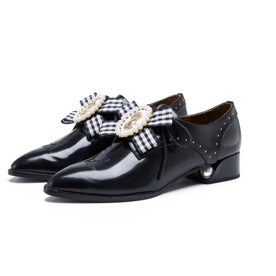 Ladies Retro Oxford 5555 Black - House of Avenues - Designer Shoes | 香港 | 女Ã? House of Avenues