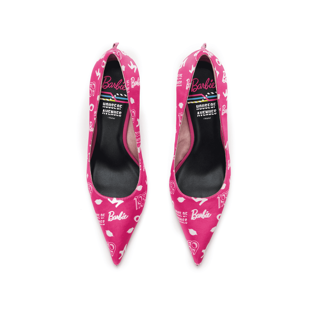 Barbie x House Of Avenues Ladies' Allover Print Pinky Stiletto High Heel Pump 5333 - House of Avenues - Designer Shoes | 香港 | 女Ã? House of Avenues