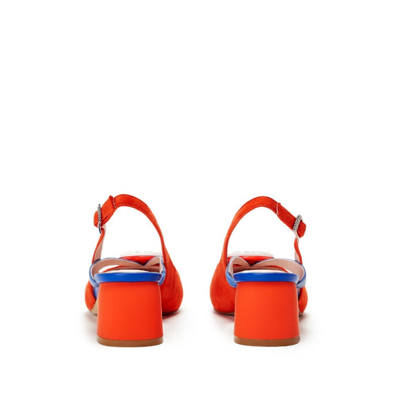 Ladies' V Strap Slingback Pumps 5506 ORG - House of Avenues - Designer Shoes | 香港 | 女Ã? House of Avenues