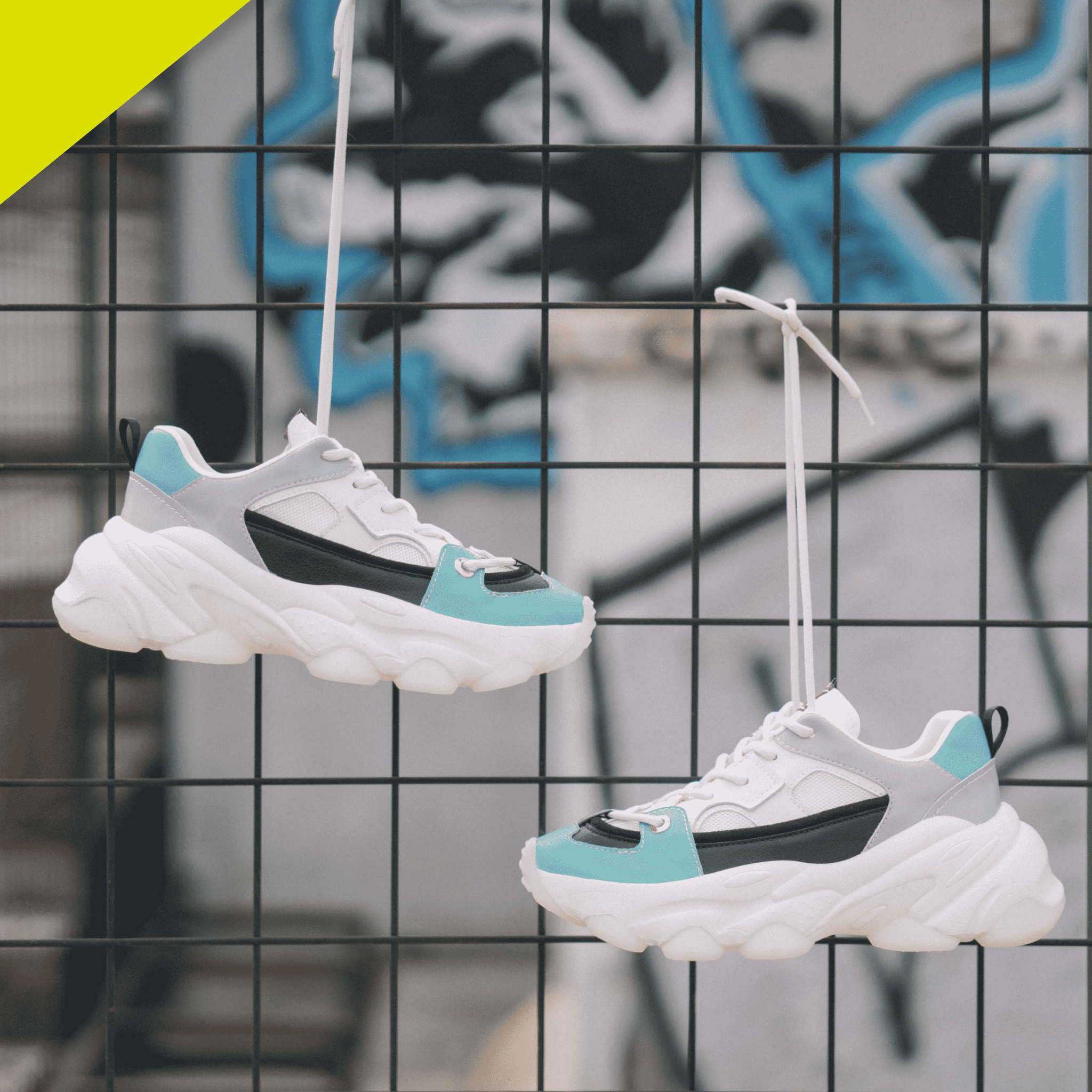 Chunky designer sneakers sales