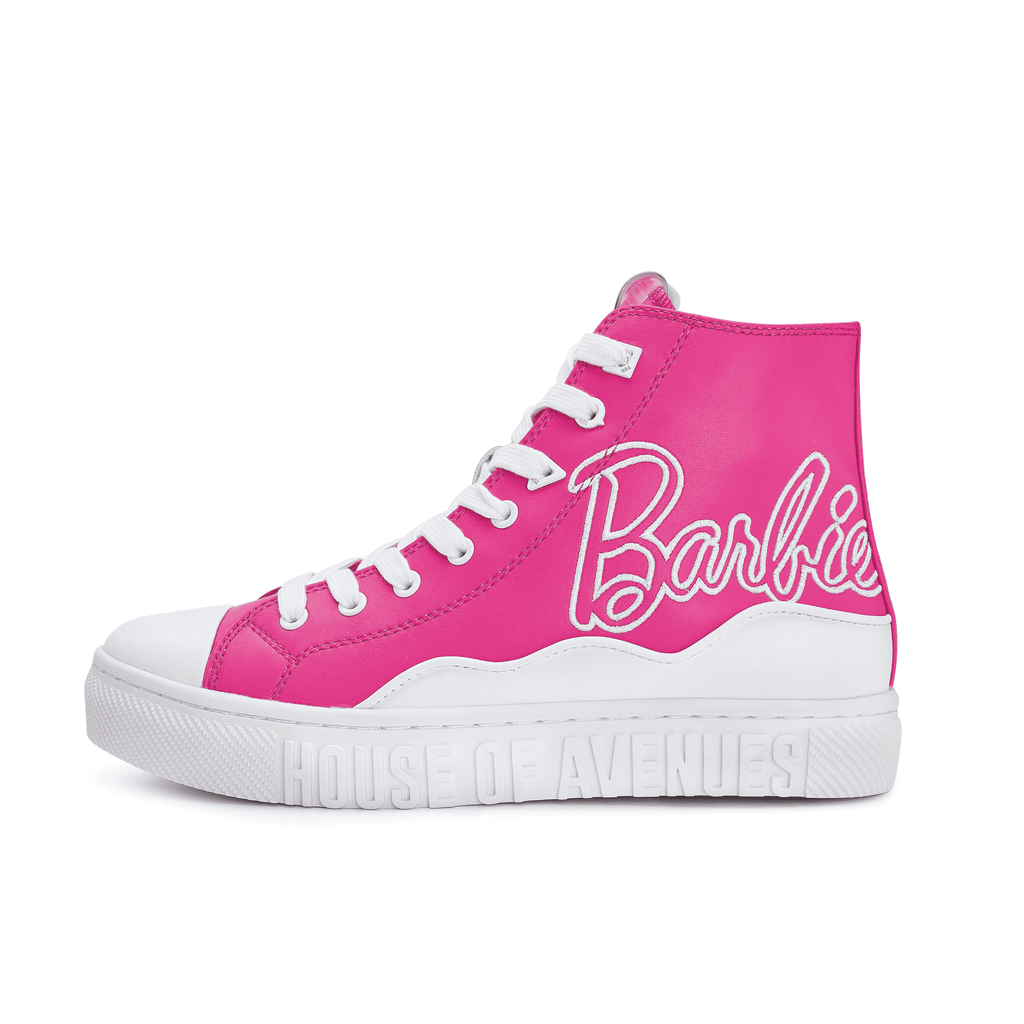 Barbie x House Of Avenues Ladies High Top Sneaker 5529 Pink - House of Avenues - Designer Shoes | 香港 | 女Ã? House of Avenues