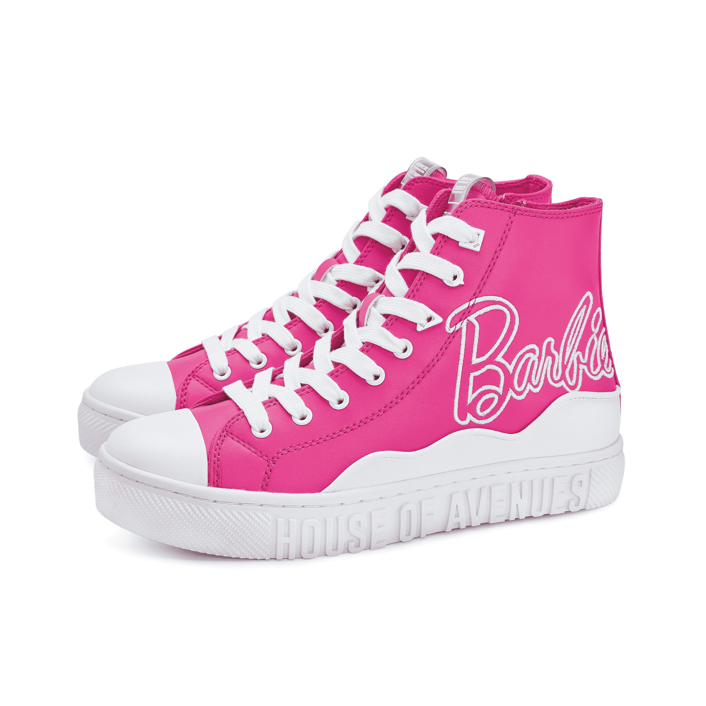 Barbie x House Of Avenues Ladies High Top Sneaker 5529 Pink