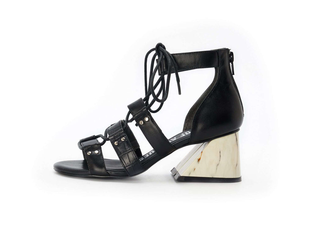 Ladies Lace Up Front Heel Sandal 5282 - House of Avenues - Designer Shoes | 香港 | 女Ã? House of Avenues