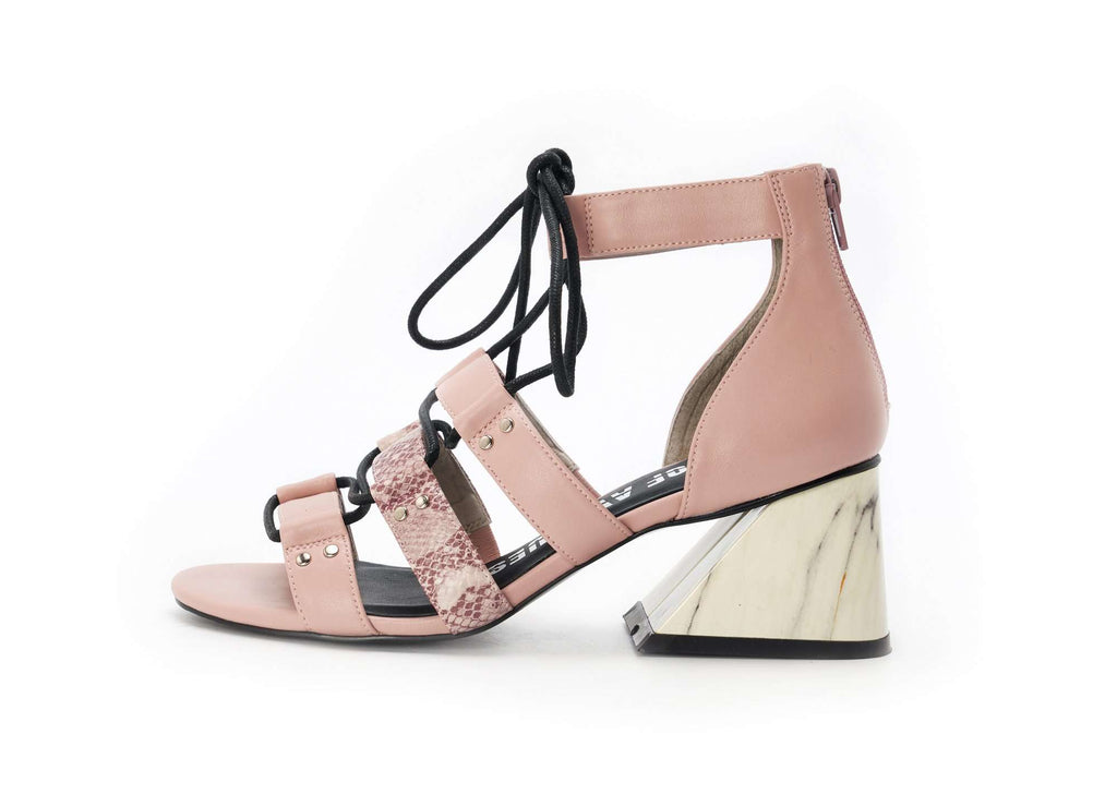 Ladies Lace Up Front Heel Sandal 5282 - House of Avenues - Designer Shoes | 香港 | 女Ã? House of Avenues