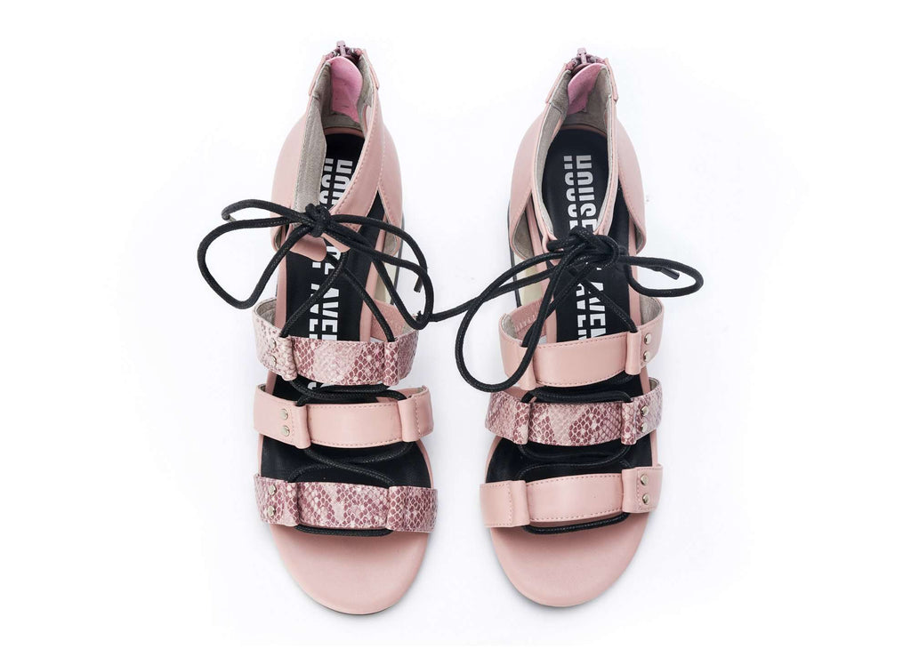 Ladies Lace Up Front Heel Sandal 5282 - House of Avenues - Designer Shoes | 香港 | 女Ã? House of Avenues